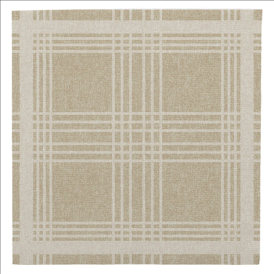 SERVIETTES 'X-SOFT' 'MADRAS I' 65 G/M2 40x40 CM KAKI AIRLAID (700 UNITÉS)
