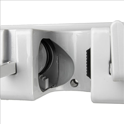 RACK POUR CINTRE À BALAI 42x12,5x6,7 CM GRIS ABS (1 UNITÉ)