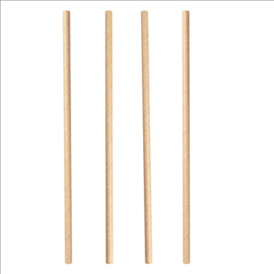 PAILLES DROITES 'PAPER' Ø0,60x20 CM NATUREL KRAFT (3000 UNITÉS)