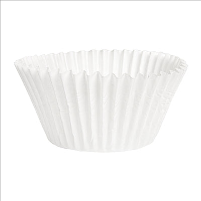 CAPSULES 'PETITS FOURS' 50 G/M2 Ø 5x3,5 CM BLANC PARCH.INGRAISSABLE (500 UNITÉS)