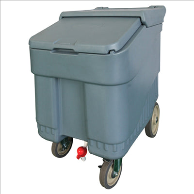 CHARIOT POUR GLAÇONS 125 L 76x86x53 CM GRIS PLASTIQUE (1 UNITÉ)
