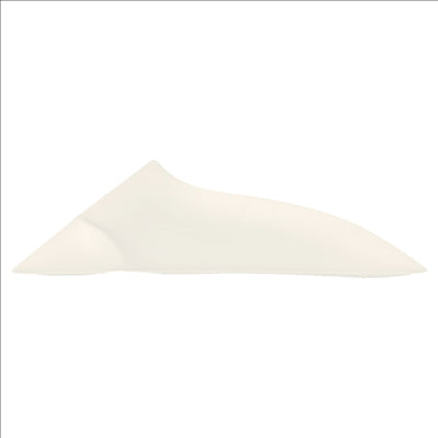PLATEAUX 2 COMP. WASARA 'BIONIC' 26,1x14,4x1,4 CM BLANC BAGASSE (200 UNITÉS)