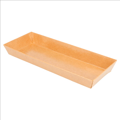 BARQUETTES 250 + 12,5 PE G/M2 19x8,5x3,5 CM NATUREL KRAFT (1000 UNITÉS)