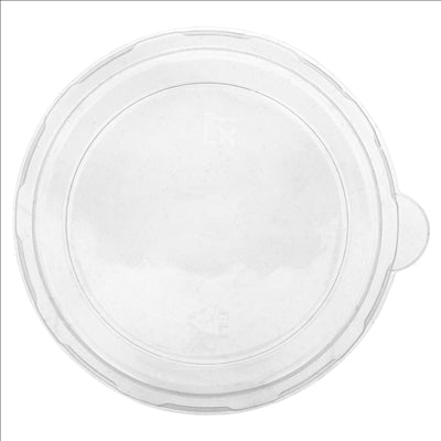 COUVERCLES HAUTS POUR SALADIERS 215.84-215.03 'BIONIC'  Ø 14x3,1 CM TRANSPARENT PET (450 UNITÉS)