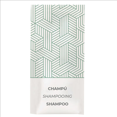 SACHETS SHAMPOOING 'THERAPY' 10 ML 10x5 CM BLANC CELLULOSE (1000 UNITÉS)