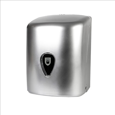 DISTRIBUTEUR POUR ESSUIE-MAINS 'MAXI BARRIL' 24x24x32,5 CM ARGENTE ABS (1 UNITÉ)