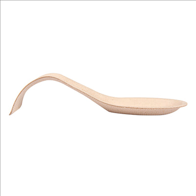 RÉCIPIENT À CUILLÈRE 'BIONIC' 10,1x2,7x2,6 CM NATUREL BAGASSE (1000 UNITÉS)