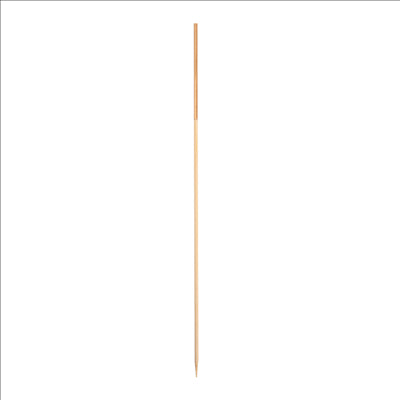 PIQUES LONGUES Ø 0,25x23 CM OR BAMBOU (100 UNITÉS)