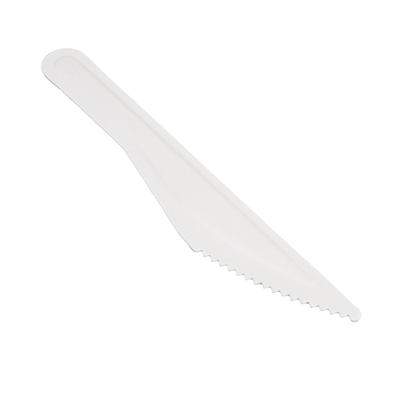 COUTEAUX 'PAPER CUTLERY' 960 G/M2 15,8 CM BLANC PAPIER (50 UNITÉS)