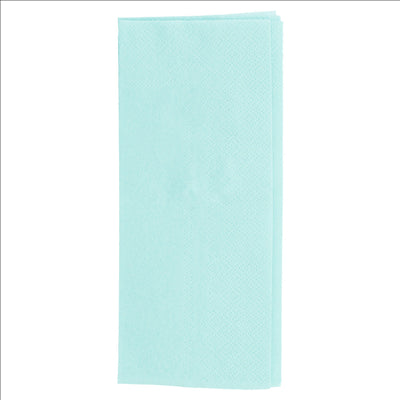 SACS COUVERTS + SERVIETTE 'JUST IN TIME' 80 + 10PE G/M2 11,2x22,5 CM VERT KRAFT VERGÉ (400 UNITÉS)