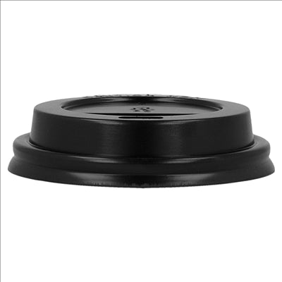 COUVERCLES HAUTS POUR GOBELETS 180 ML NOIR PS (1000 UNITÉS)