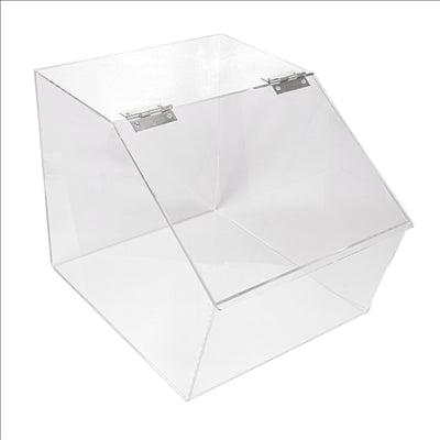 PRÉSENTOIR POUR PRODUITS EN VRAC 32x41x32 CM TRANSPARENT ACRYLIQUE (1 UNITÉ)