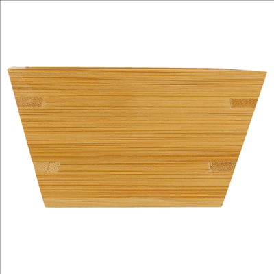 BOL CARRÉ 500 ML 12,7x12,7x7,3 CM NATUREL BAMBOU (1 UNITÉ)