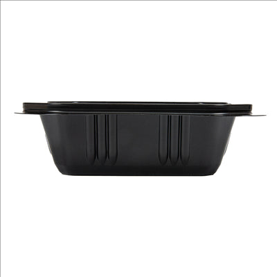 RÉCIPIENT 250 ML 13,9x11,8x4 CM NOIR PP (1200 UNITÉS)