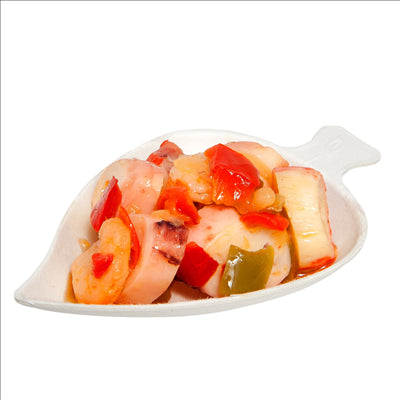 RÉCIPIENTS MISE EN BOUCHE 'BIONIC' BLANC BAGASSE (1000 UNITÉS)