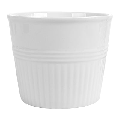 GOBELETS POUR FRITURES Ø10,3x9 CM BLANC PORCELAINE (6 UNITÉS)