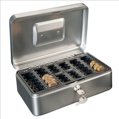 CAISSE 25x18x9 CM GRIS ACIER (1 UNITÉ)