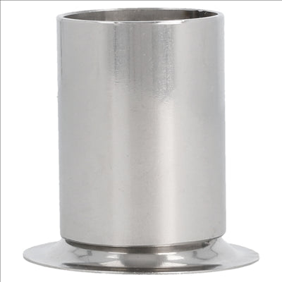 PORTE CURE-DENTS Ø 4,2x3,3 CM ARGENTE INOX (1 UNITÉ)