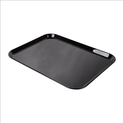PLATEAU POUR COUPOLE 38x51 CM NOIR POLYCARBONATE (1 UNITÉ)