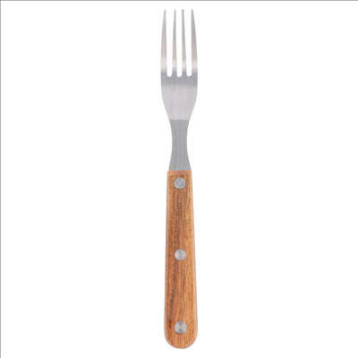 FOURCHETTES À STEAK 20 CM ARGENTE INOX (12 UNITÉS)