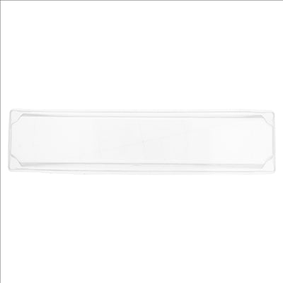 COUVERCLES POUR RÉFÉRENCE 224.91 3,7 (h) CM TRANSPARENT PET (1000 UNITÉS)