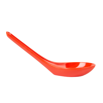 CUILLÈRES CHINOISES 'ASAMI WARE' 14x4,2x4,5 CM ROUGE MÉLAMINE (100 UNITÉS)