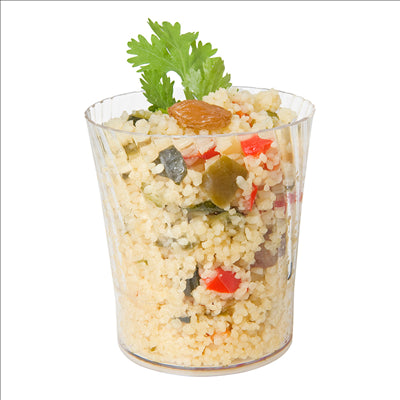 RÉCIPIENTS MISE EN BOUCHE RÉUTILISABLES Ø 6,5x7,1 CM TRANSPARENT PS (432 UNITÉS)