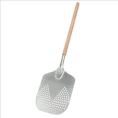 PELLE PIZZA PERFORÉE BORDURES AIGUISÉES 30x35x94 CM ARGENTE ALUMINIUM (1 UNITÉ)