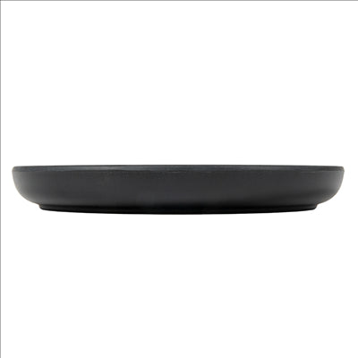 ASSIETTES PLATES 'ASAMI WARE' Ø 16x2 CM NOIR MÉLAMINE (6 UNITÉS)