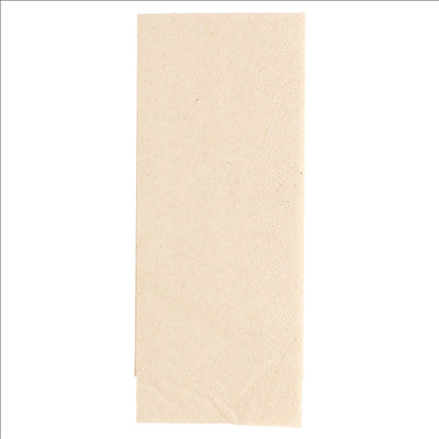 SACHETS COUVERTS+SERV.RÉCYC.2P 'MERRY CHRISTMAS' 80 + 10 PE G/M2 11,2x22,5 CM MARRON CELLULOSE (250 UNITÉS)