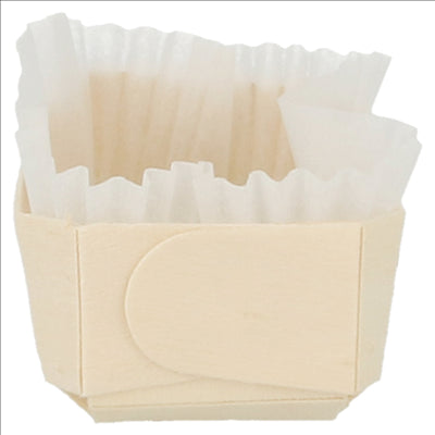 700 U. BARQUETTES BOIS + MOULES SILICONÉS 150 ML 12x6x3,5 CM NATUREL BOIS (700 UNITÉS)