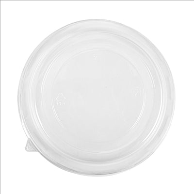 COUVERCLES POUR SALADIERS 240.05/11/14, 258.95/96/97 Ø 18,7 CM TRANSPARENT RPET (300 UNITÉS)