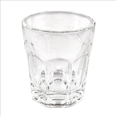 MINI VERRES EMPILABLES 'WAKI GLASS' 50 ML 1,7 OZ Ø4,5x5,5 CM TRANSPARENT VERRE (72 UNITÉS)