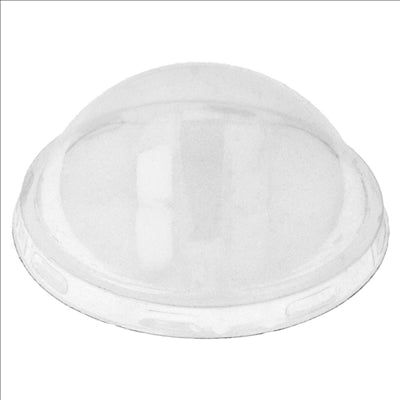 COUVERCLES COUPOLE POUR RÉCIPIENTS 214.59/76 Ø 7,1 CM TRANSPARENT PET (100 UNITÉS)