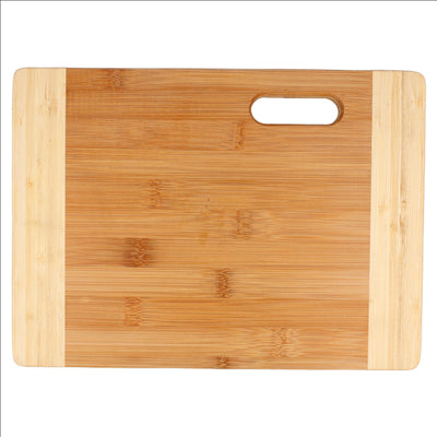 PLANCHE À DÉCOUPER BICOLORE 22x30x1,9 CM NATUREL BAMBOU (1 UNITÉ)