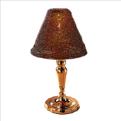 BASE "TRADITIONAL CLASSIC" 26 (h) CM DORE METAL (1 UNITÉ)