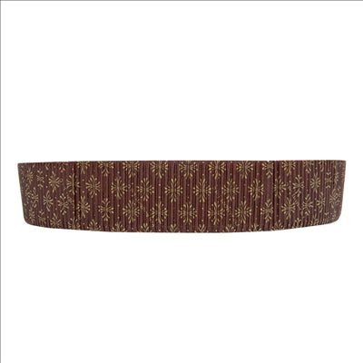 MOULES CUISSON PÂTISSERIE 145 G/M2 Ø 22x4 CM MARRON PAPIER (408 UNITÉS)
