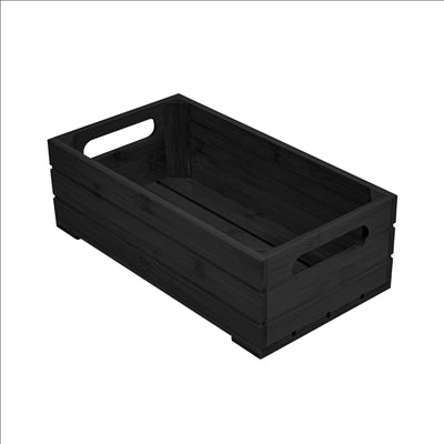 BOÎTE BUFFET GN 1/3 32,5x17,6x10 CM NOIR BAMBOU (1 UNITÉ)