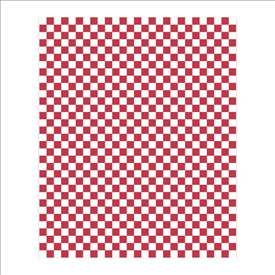 PAPIER INGRAISSABLES BASKET PFAS FREE 'FITIPALDI' 35 G/M2 31x31 CM ROUGE PARCH.INGRAISSABLE (1000 UNITÉS)