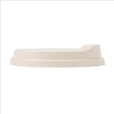 COUVERCLES POUR GOBELETS 267.73 NATUREL RICE HUSK BIOCOMPOSITE (650 UNITÉS)