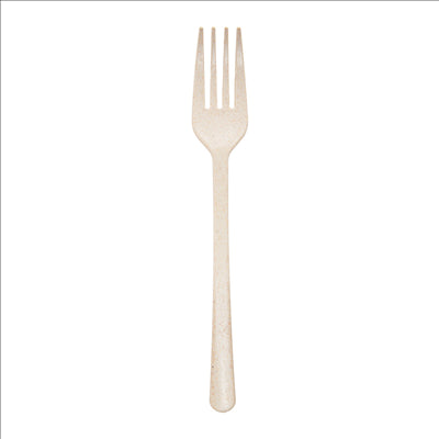 FOURCHETTES 'LUXURY' 20 CM IVOIRE FIBRE DE BOIS (10 UNITÉS)
