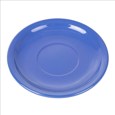 SOUCOUPES CAFÉ 'ASAMI WARE' Ø 13,8 CM BLEU MÉLAMINE (12 UNITÉS)
