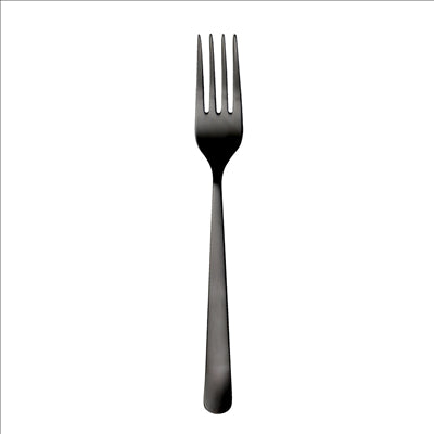 FOURCHETTES 'OSLO' 20,9 CM NOIR ACIER (12 UNITÉS)