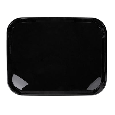 PLATEAU POUR COUPOLE 35,7x46 CM NOIR POLYCARBONATE (1 UNITÉ)