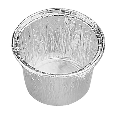 RÉCIPIENTS PÂTISSERIE 85 ML Ø 7/6,1x3,8 CM ALUMINIUM (100 UNITÉS)