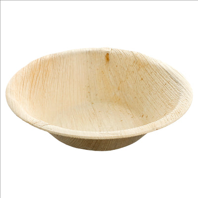 BOLS 'ARECA' Ø 12,5x3 CM NATUREL ARECA (200 UNITÉS)