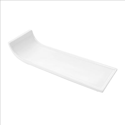 ASSIETTES RECTANGULAIRES 30,5x10x6 CM BLANC PORCELAINE (4 UNITÉS)