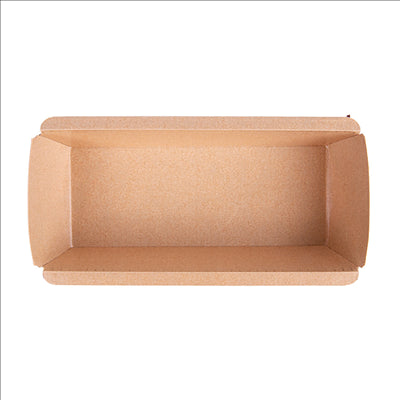 MOULES CUISSON PATISSERIE LAMINES  170 G/M2 16,5x6,5x5 CM MARRON CELLULOSE (1000 UNITÉS)