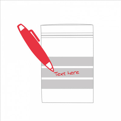 SACS 3 FRANGES AUTO-FERMETURE 92 G/M2 50µ 33x40 CM TRANSPARENT LDPE (500 UNITÉS)