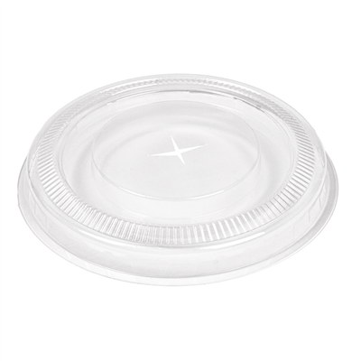 COUVERCLES PLATS À CROIX POUR 224.01 Ø 8,5x0,8 CM TRANSPARENT PLA (800 UNITÉS)